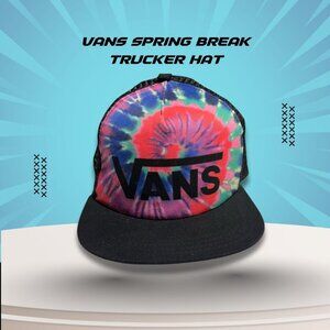 Vans Tie-Dye Trucker Hat Adjustable Snapback Unisex